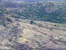 Apache Pass and Butterfield stage route, and station ruins